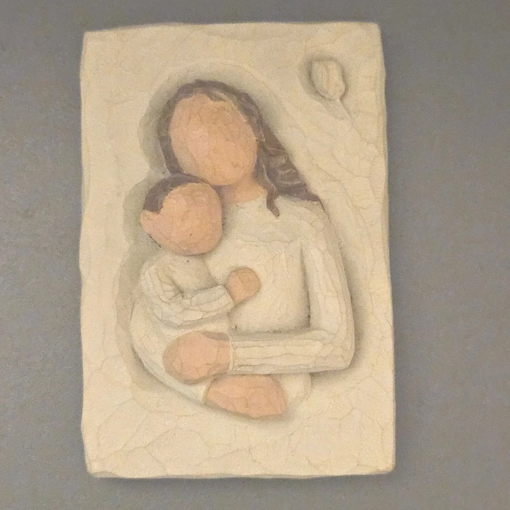 Willow Tree Mother and Child Plaque Everyday A Miracle Demdaco 2001 Susan Lordi